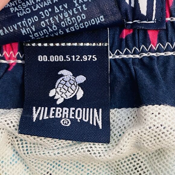 Vilebrequin Swim Shorts Trunks Mens Size Medium Hawaiian Tropical Floral Travel - Picture 4 of 5
